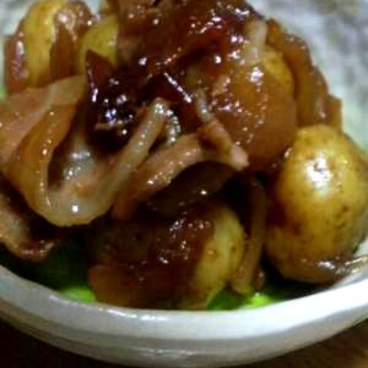 皮付き小じゃがの肉じゃが レシピ 作り方 By Erialice 楽天レシピ